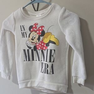 Disney Minnie Mouse White Sweatshirt for Kids